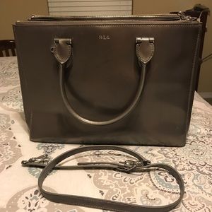 Ralph Lauren Large Newbury Double Zip Satchel